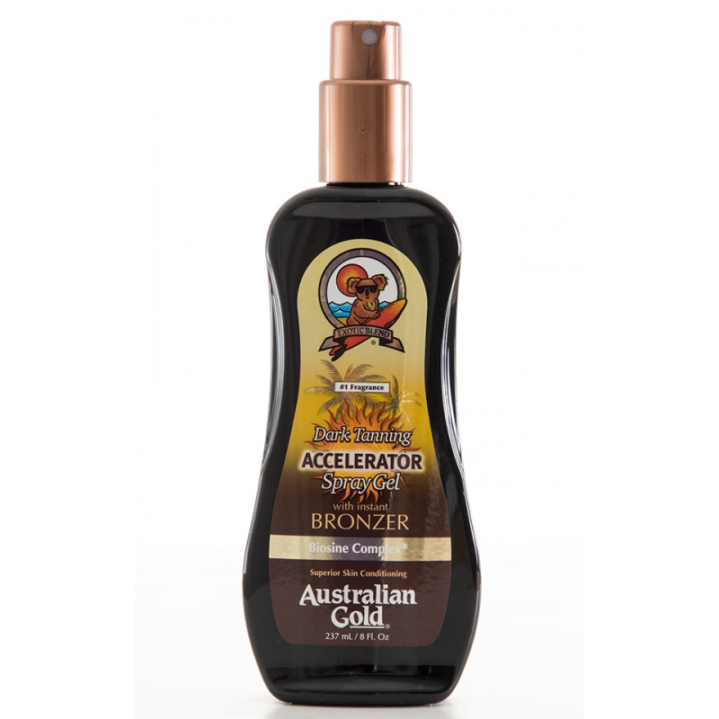 Dark Tanning Accelerator Spray Gel With Bronzer 237 Ml Rizzi Profumerie